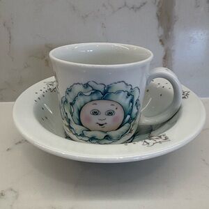 Vintage Royal Worcester 1984 Cabbage Patch Kids Mug and Bowl Set